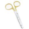 Grey Gull forceps con corte (GG7961) Silver/Gold 4¨ - Imagen 2