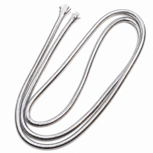 Grey Gull Mylar Tube YBZ4 4mm. Plateado 1mt