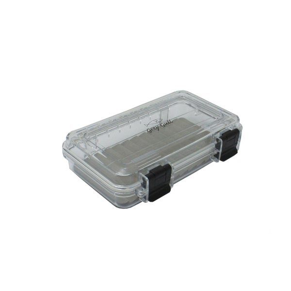 Grey Gull caja HG027D 192x123x48mm foam acanalado tapa transparente