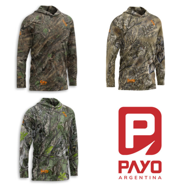 Payo Remera Capucha Dedal Full Print Rastro
