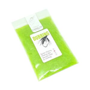 CaddisCo Dubbing Brushy Blend Sintetico/Natural  CHARTREUSE