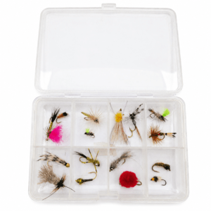Combo moscas x 16 + Caja #02