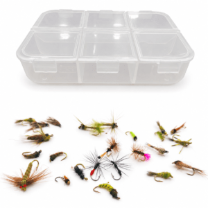 Combo moscas x 24 + Caja #A02