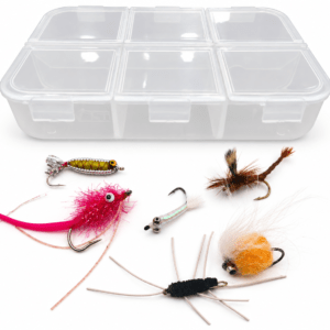 Combo moscas x 6 + Caja #B03