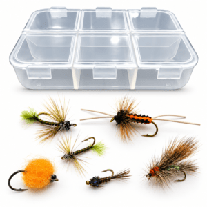 Combo moscas x 6 + Caja #B05
