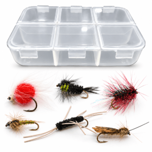 Combo moscas x 6 + Caja #B06