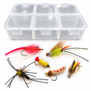 Combo moscas x 6 + Caja #B08