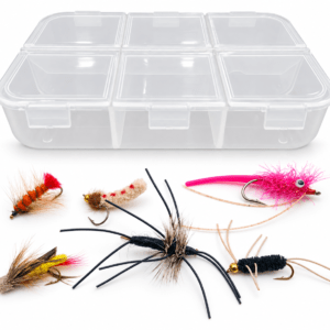 Combo moscas x 6 + Caja #B12