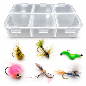Combo moscas x 6 + Caja #B13
