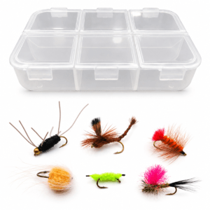 Combo moscas x 6 + Caja #B14
