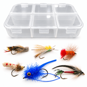 Combo moscas x 6 + Caja #B16