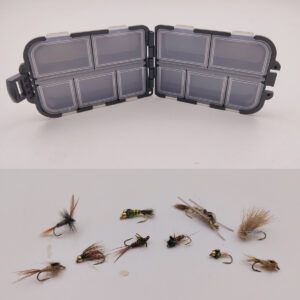 Combo moscas x 10 + Caja HG040 #C09