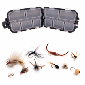 Combo moscas x 10 + Caja HG040 #C10